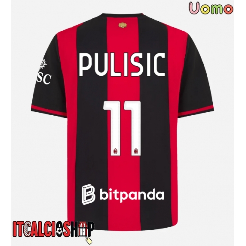 AC Milan Christian Pulisic #11 Prima Maglia 2026-27 Manica Corta